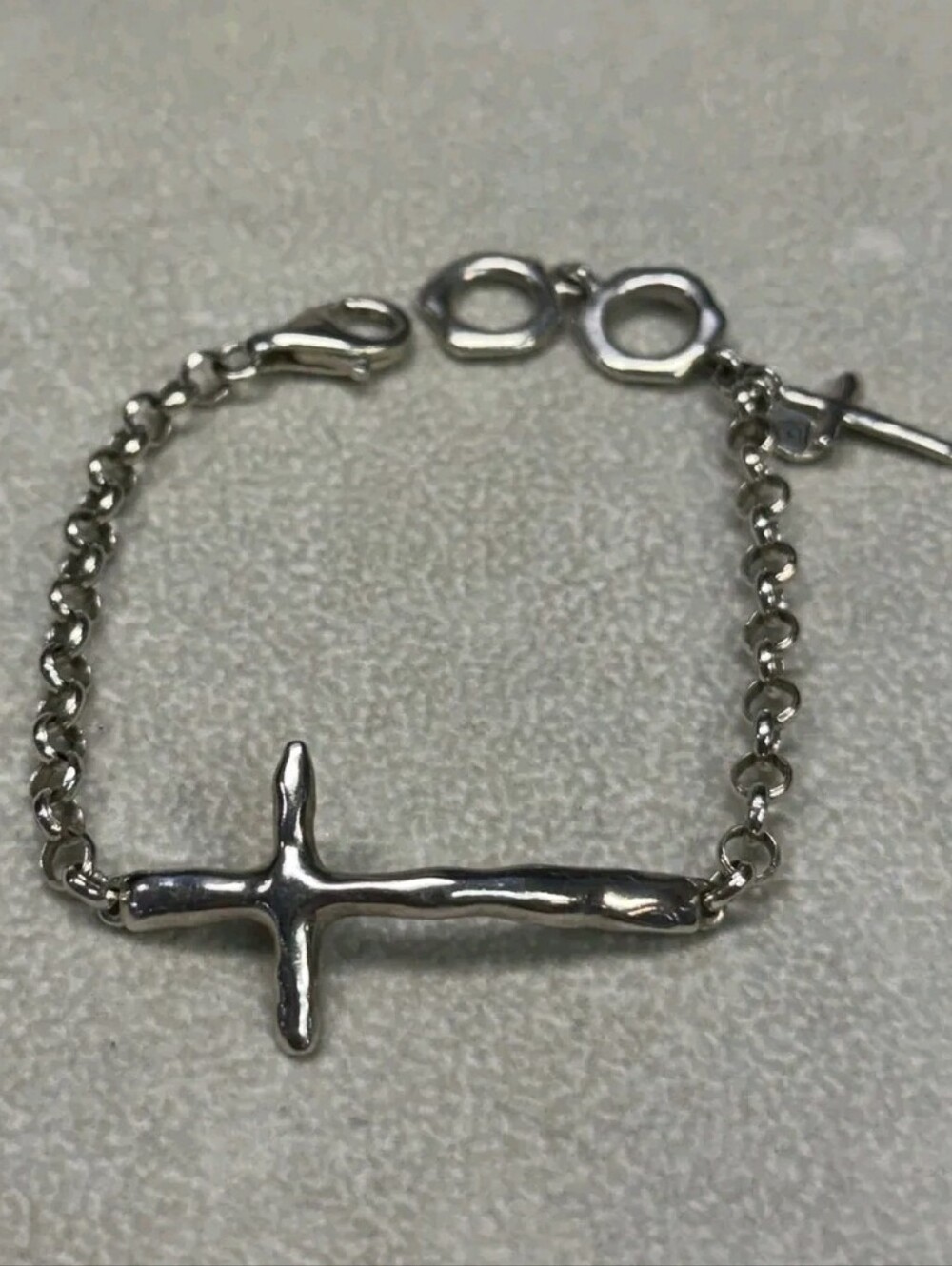 Silpada Sterling Silver "In Good Faith" Bracelet 7.5"-8"